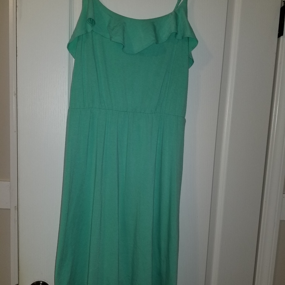 Teal dress very soft material